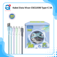 Kabel Data Vivan CSC100B Type-C 3A 15W