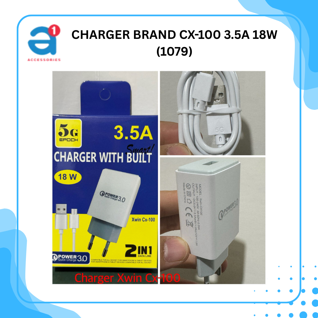 CHARGER BRAND CX-100 3.5A 18W (1079)