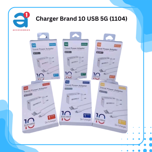 Charger Brand 10 USB 5G (1104)