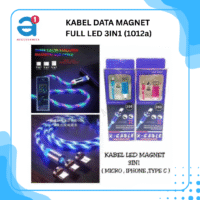 KABEL DATA MAGNET  FULL LED 3IN1 (1012a)