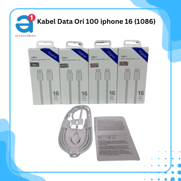 Kabel Data Ori 100 iphone 16 (1086)