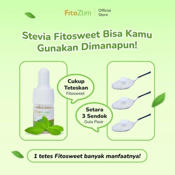 Bundling FitoZlim 12 Sachet + FitoSweet 10ml – Paket Fiber Drink Diet Tanpa Mules & Pemanis Alami - Gambar 15