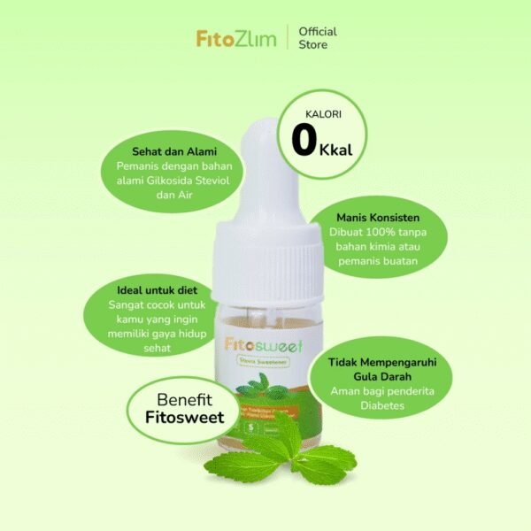 Bundling FitoZlim 12 Sachet + FitoSweet 10ml – Paket Fiber Drink Diet Tanpa Mules & Pemanis Alami - Gambar 13