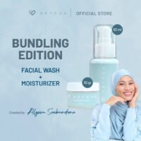 ACNE TREATMENT! DETCHA Calming Facial Wash + Moisturizer Anti Aging Samarkan Kerutan dan Flek Hitam