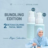 [2 Pcs] DETCHA Calming Facial Wash NON SLS 5X Menghidrasi Kulit Membersihkan Wajah Sampai Pori-pori