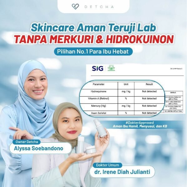 COMBO HEMAT! Double Brightening Toner Facial Wash Bumil Busui Friendly - Gambar 5