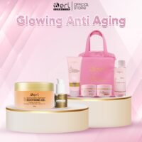 B Erl Paket Bundling Serum Retinol Jelly Cleanser Face Toner Day & Night Cream Wanita Soothing Gel BPOM