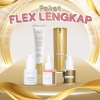 B erl Paket Flek Lengkap - Mencerahkan Wow Lightening Serum Retinol Serum Booster Serum Peeling Serum Sunscreen