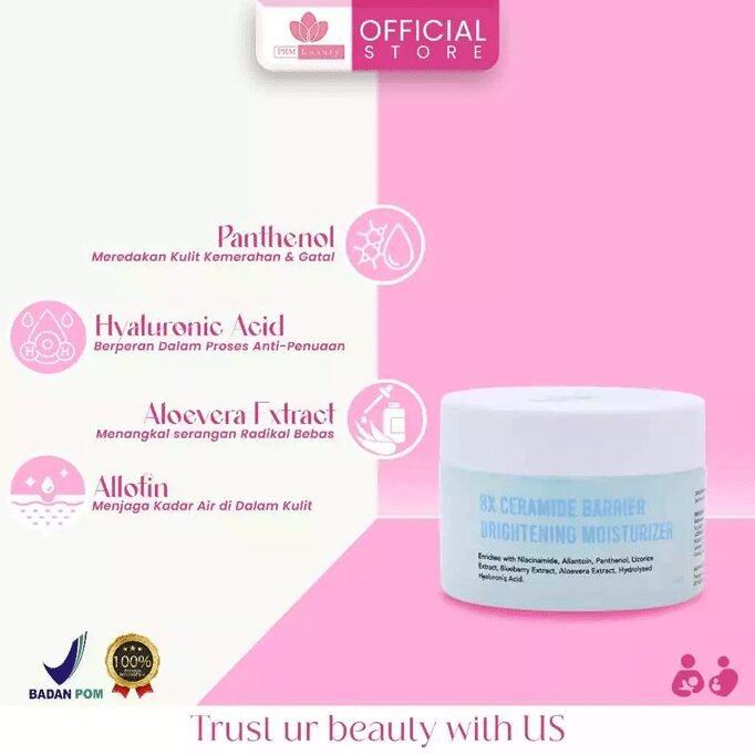 PRM Luxury 8X Ceramide Barrier Brightening Moisturizer 30g