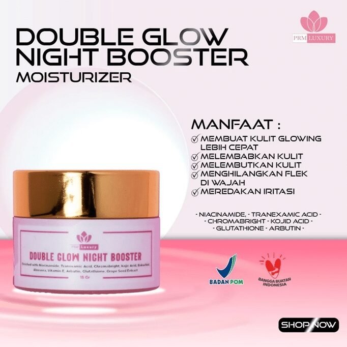 PRM Luxury Double Glow Night Booster 15g - Gambar 3