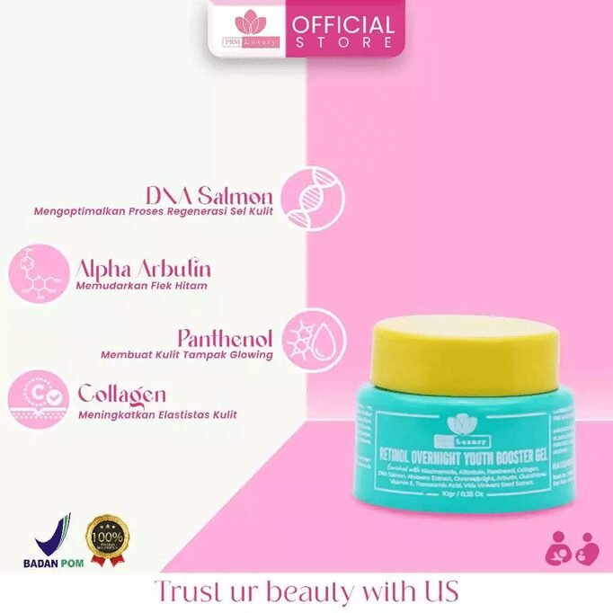 PRM Luxury Retinol Overnight Youth Booster Gel 10g