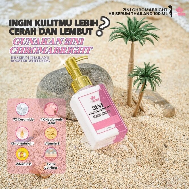 PRM Luxury 2IN1 HB Serum Thailand Booster Whitening 100ml - Gambar 2
