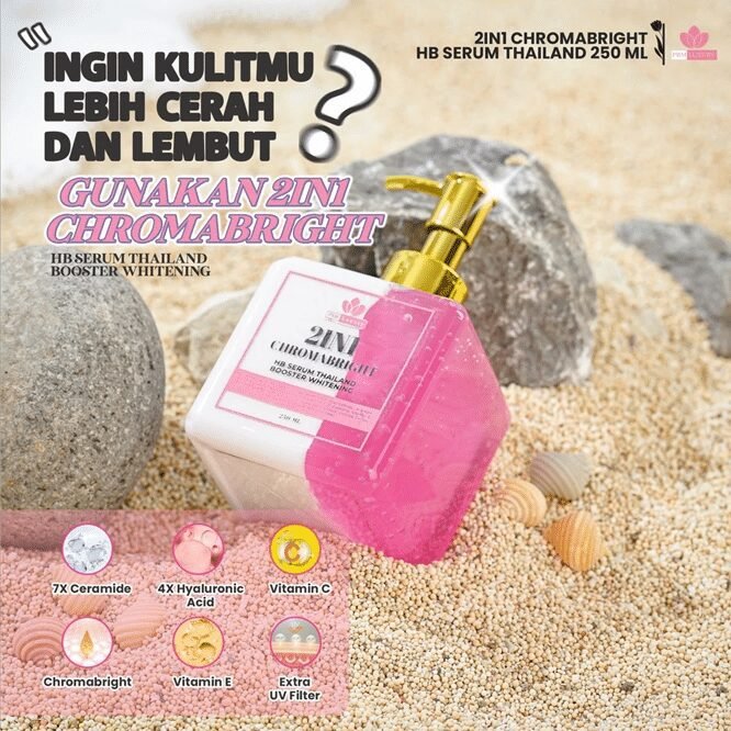 PRM Luxury 2IN1 HAND BODY HB Serum Thailand Booster Whitening 250 ML