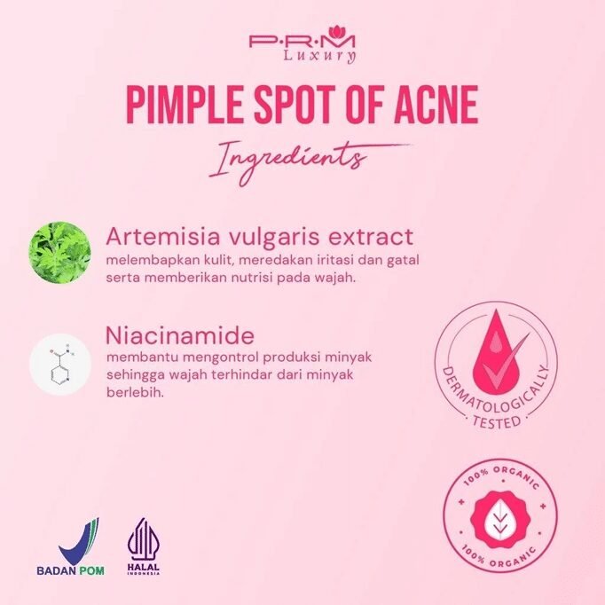 PRM Luxury Pimple Spot Of Acne 15g - Gambar 5