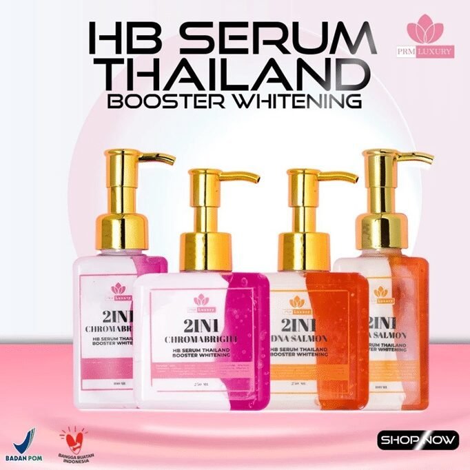 PRM Luxury 2IN1 HAND BODY HB Serum Thailand Booster Whitening 250 ML - Gambar 2