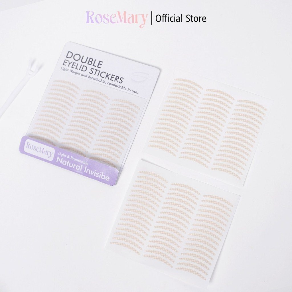 Rosemary Eyelid Tape Scoot Mata Isi 120 Pasang Lipatan Mata Scocth Mata Invisible Eyelid Tape LEM STIKER KELOPAK SELOTIP - Gambar 8