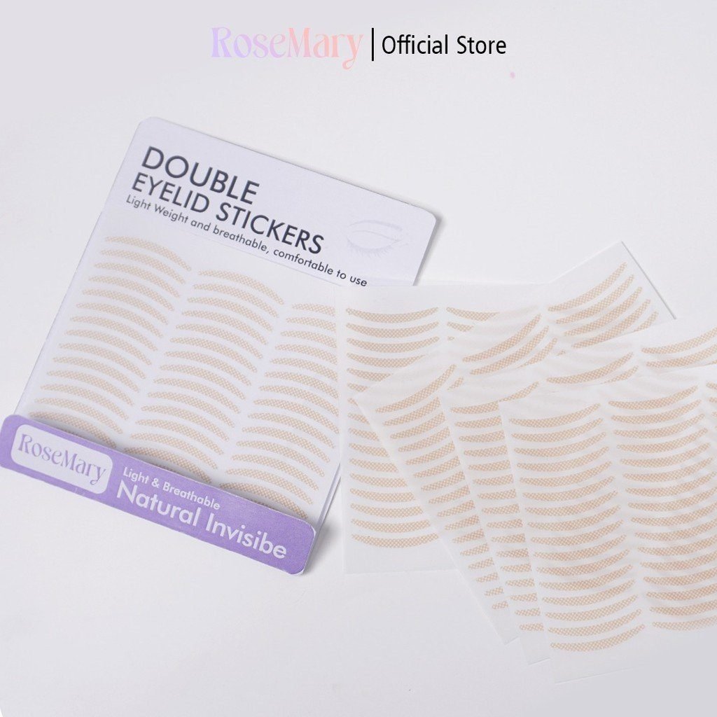 Rosemary Eyelid Tape Scoot Mata Isi 120 Pasang Lipatan Mata Scocth Mata Invisible Eyelid Tape LEM STIKER KELOPAK SELOTIP - Gambar 7