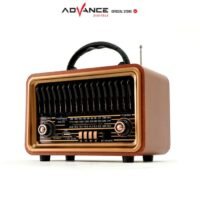 Advance RBS-836 Speaker Model Radio Tua Bluetooth Clasic Dengan Led tu