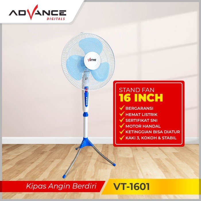 Kipas Angin Advance Stand Fan Votre VT-1601 Garansi 1 Tahun - Gambar 6