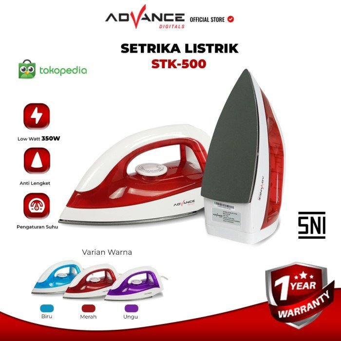 SETRIKA LISTRIK ADVANCE STK-500 - Gambar 2