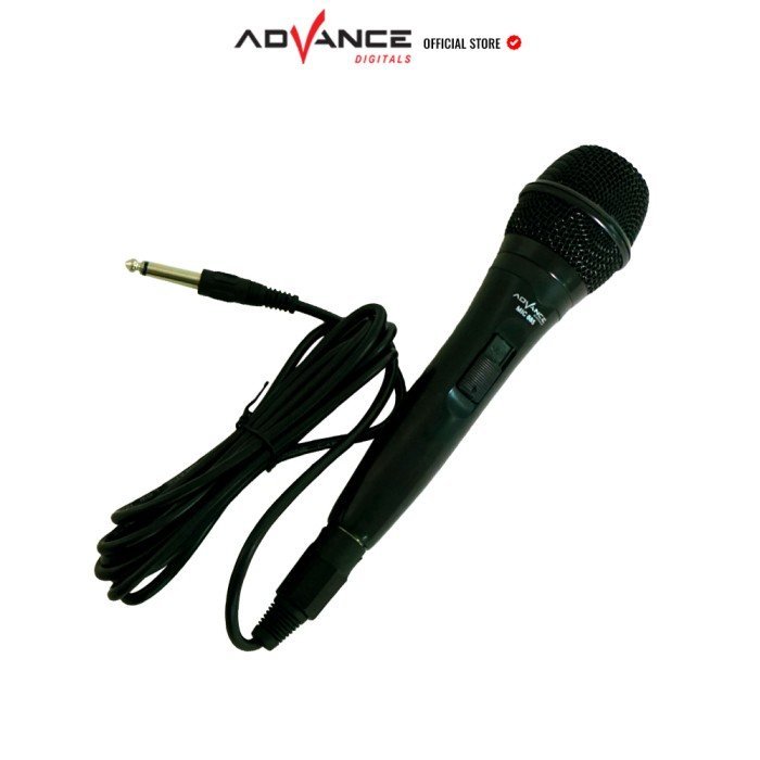 Advance MIC-885 Single Profesional Dynamic Microphone Speaker Kabel - Gambar 2