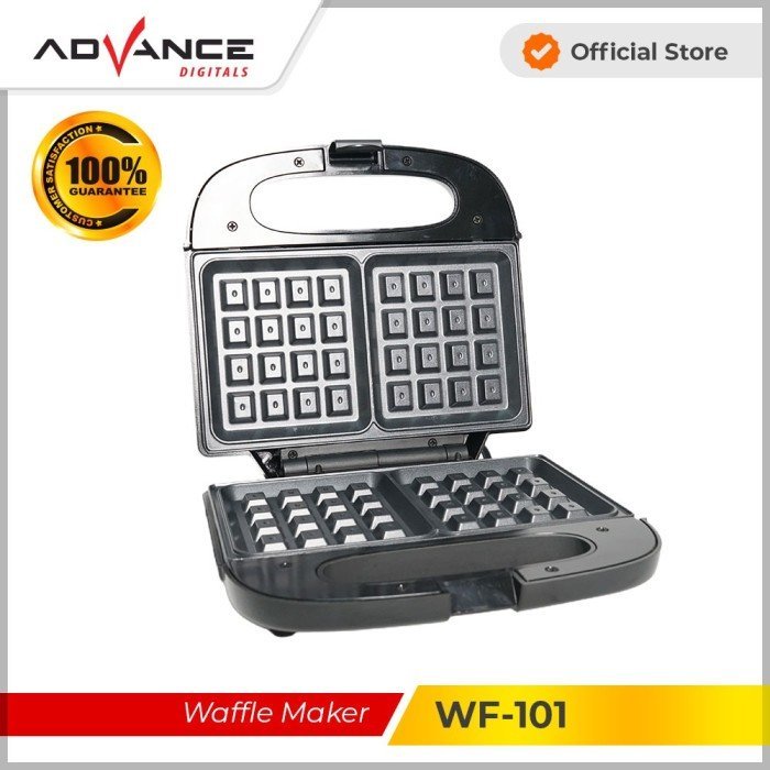 ADVANCE WAFFLE MAKER PEMANGGANG ROTI WAFFLE 2 LAPIS WF-101 | Garansi 1 - Gambar 3