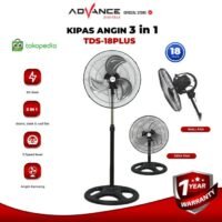 Advance TDS-18 Plus Kipas Angin Tornado 3 in 1 bahan Besi garansi resm