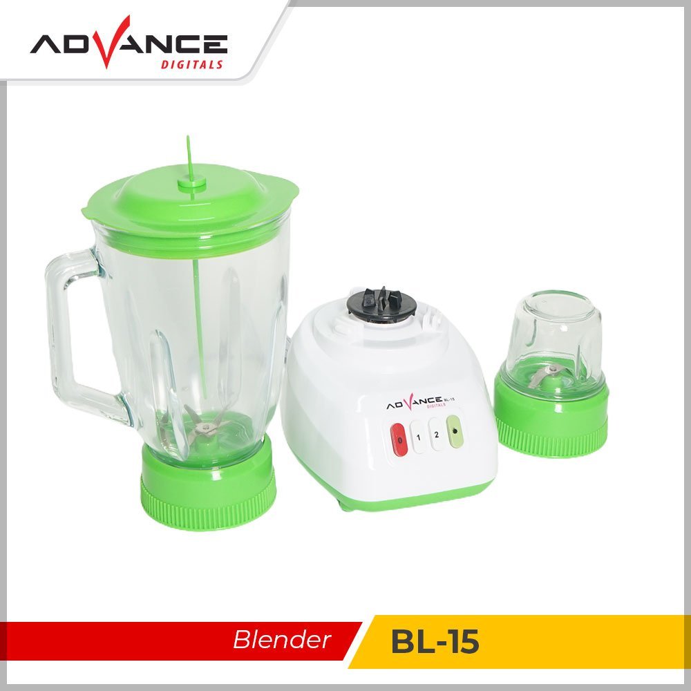 Advance Blender 1.5L 2in1 Mixer BL15 Garansi 1 Tahun - Gambar 2