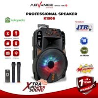 Advance k1506 Speaker Meeting Bluetooth Salon Aktif 15" Gratis Mic
