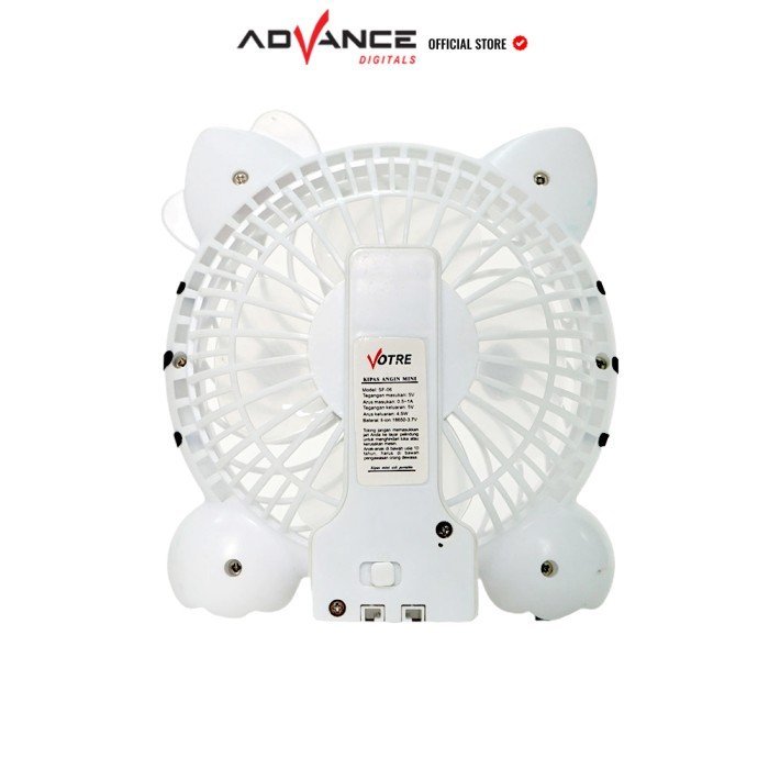 Advance Kipas Mini USB Karakter Hello Kity Lucu Portable SF-06 Garansi - Gambar 4