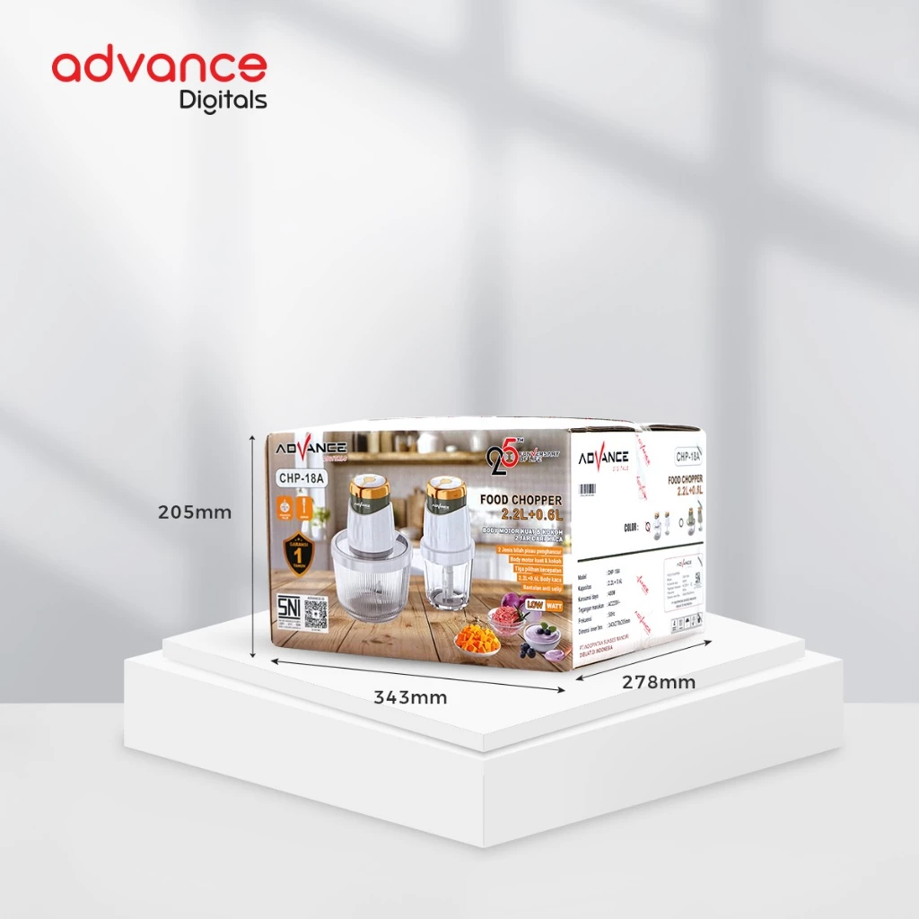 FOOD CHOPPER ADVANCE CHP-18A - Gambar 2