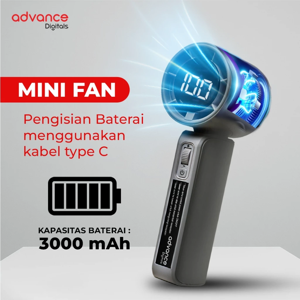 KIPAS ANGIN ADVANCE MINI FAN HSF-70 - Gambar 5