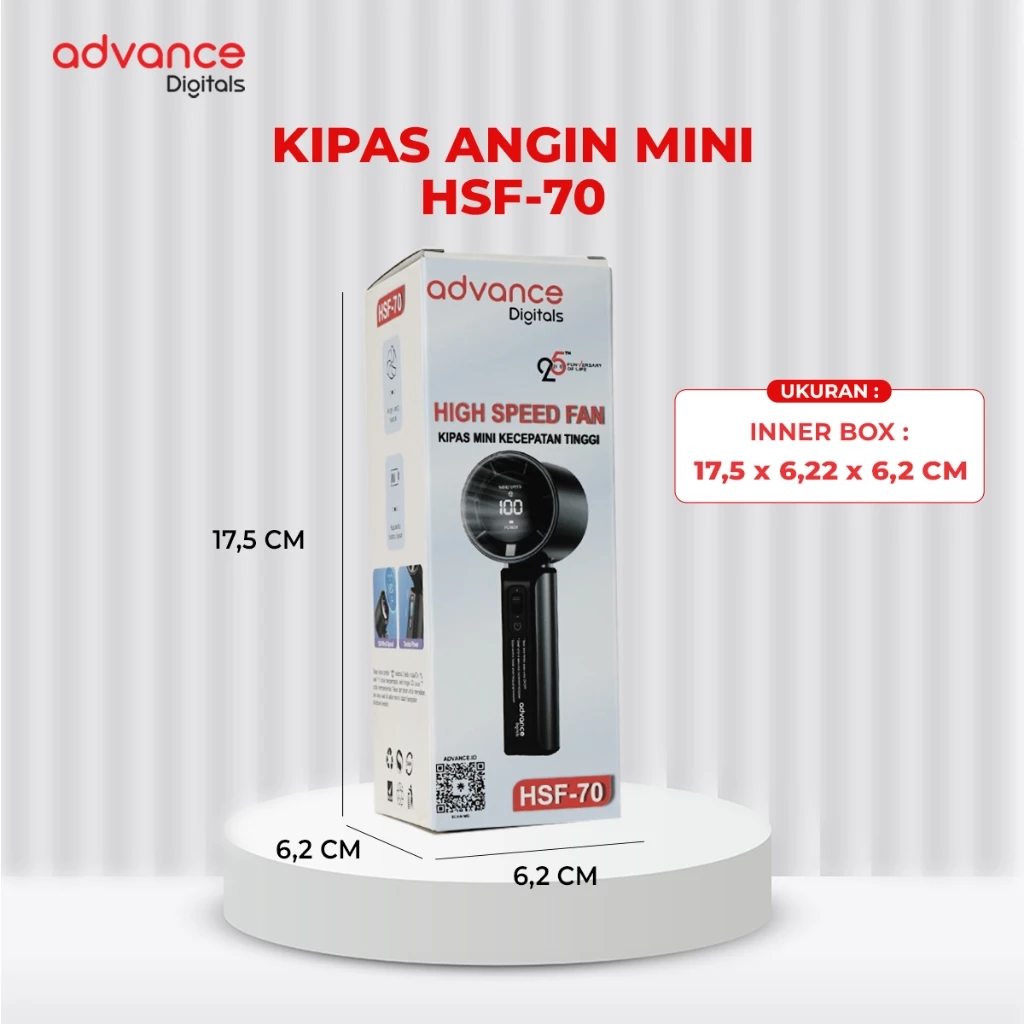 KIPAS ANGIN ADVANCE MINI FAN HSF-70 - Gambar 2