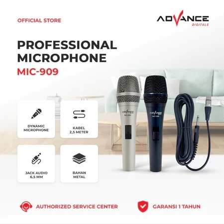 ADVANCE MIC KABEL MIC-909 BLUE - Gambar 10