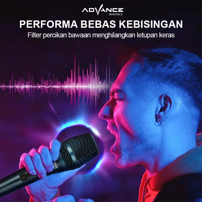 ADVANCE MIC KABEL MIC-909 BLUE - Gambar 7