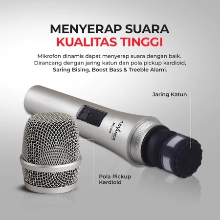 ADVANCE MIC KABEL MIC-909 BLUE - Gambar 6