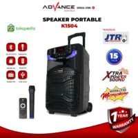 Advance K1504 Speaker Meeting Bluetooth Salon Aktif 15" Gratis 1 Mic