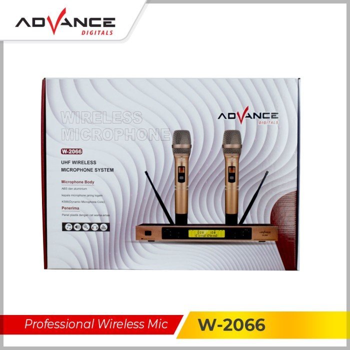 ADVANCE MIC WIRELESS W-2066 - Gambar 5