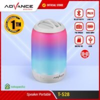 Advance T-528 Speaker TWS Bluetooth Portable Led Light Music