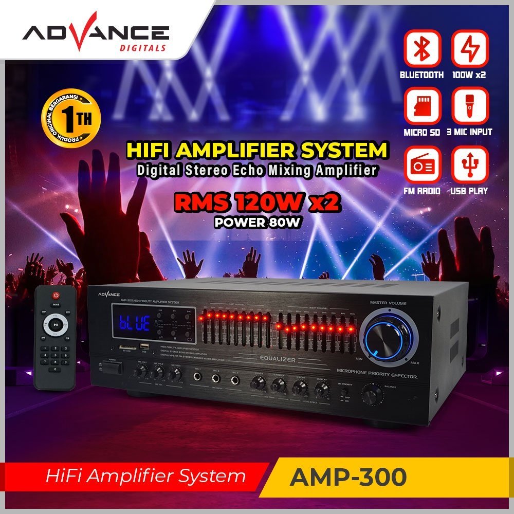 ADVANCE HIGH FIDELITY AMPLIFIER SYSTEM AMP-300