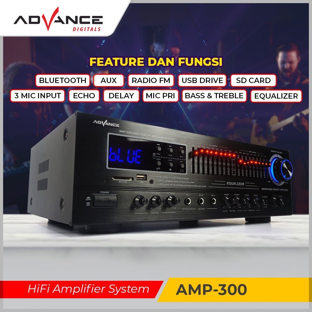 ADVANCE HIGH FIDELITY AMPLIFIER SYSTEM AMP-300 - Gambar 4