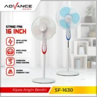 Advance SF-1630 Kipas Angin Stand Fan Votre 16 inch Garansi Resmi - Merah