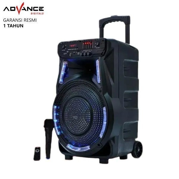 Advance Portable Speaker K1202 12 Inch /Speaker Luar Ruangan Bass Kuat - Gambar 3