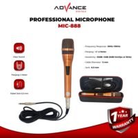 Advance MIC-888 Single Profesional Dynamic Microphone Mic Kabel