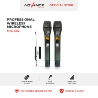 Advance MIC-302 Profesional Microphone Wireless Mic Duo Garansi Resmi 1 Tahun