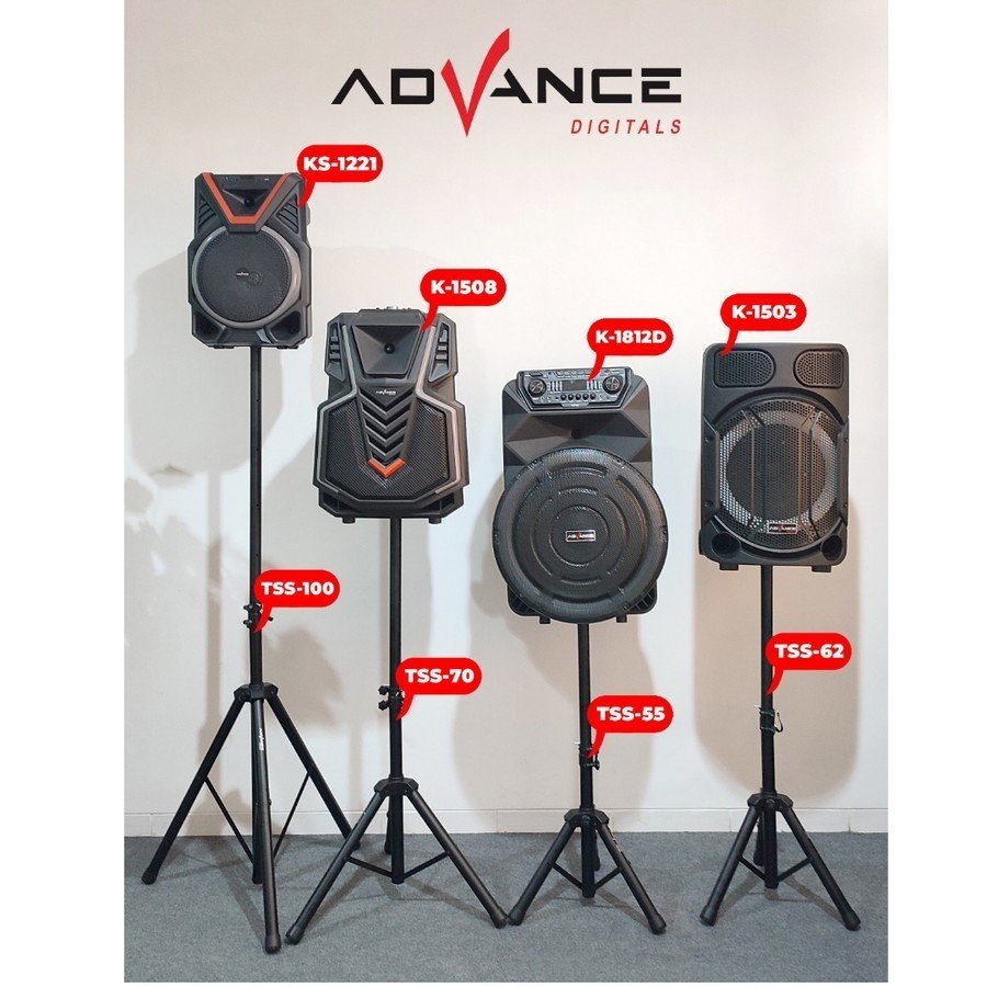 Advance Tiang Speaker Besi TSS 55 Stand Speaker 55 CM - 88 CM - Gambar 2