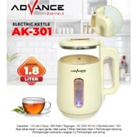 Advance Teko Listrik AK-301 / AK301 Kapasitas 1,8 liter Garansi 1 Tahun