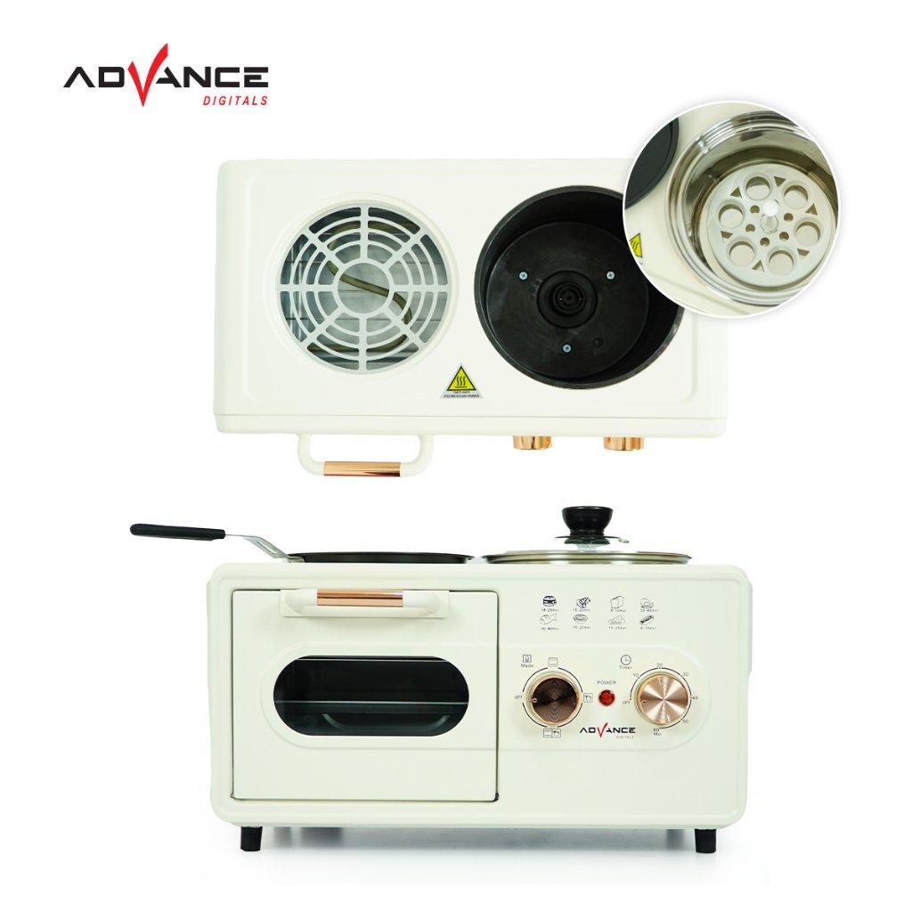 Advance Oven Listrik AOV-311 Multifungsi 3 in 1 Electric Oven Garansi 1 Tahun BREAKFAST MACHINE - Gambar 3