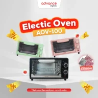 Advance Electric Oven (Oven Listrik ) AOV-100 Kapasitas 9L Garansi Resmi Advance 1 Tahun