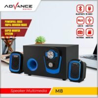 Advance Speaker Bluetooth M8 Bass Subwoofer Speaker Aktif HP Laptop PC Computer Speaker